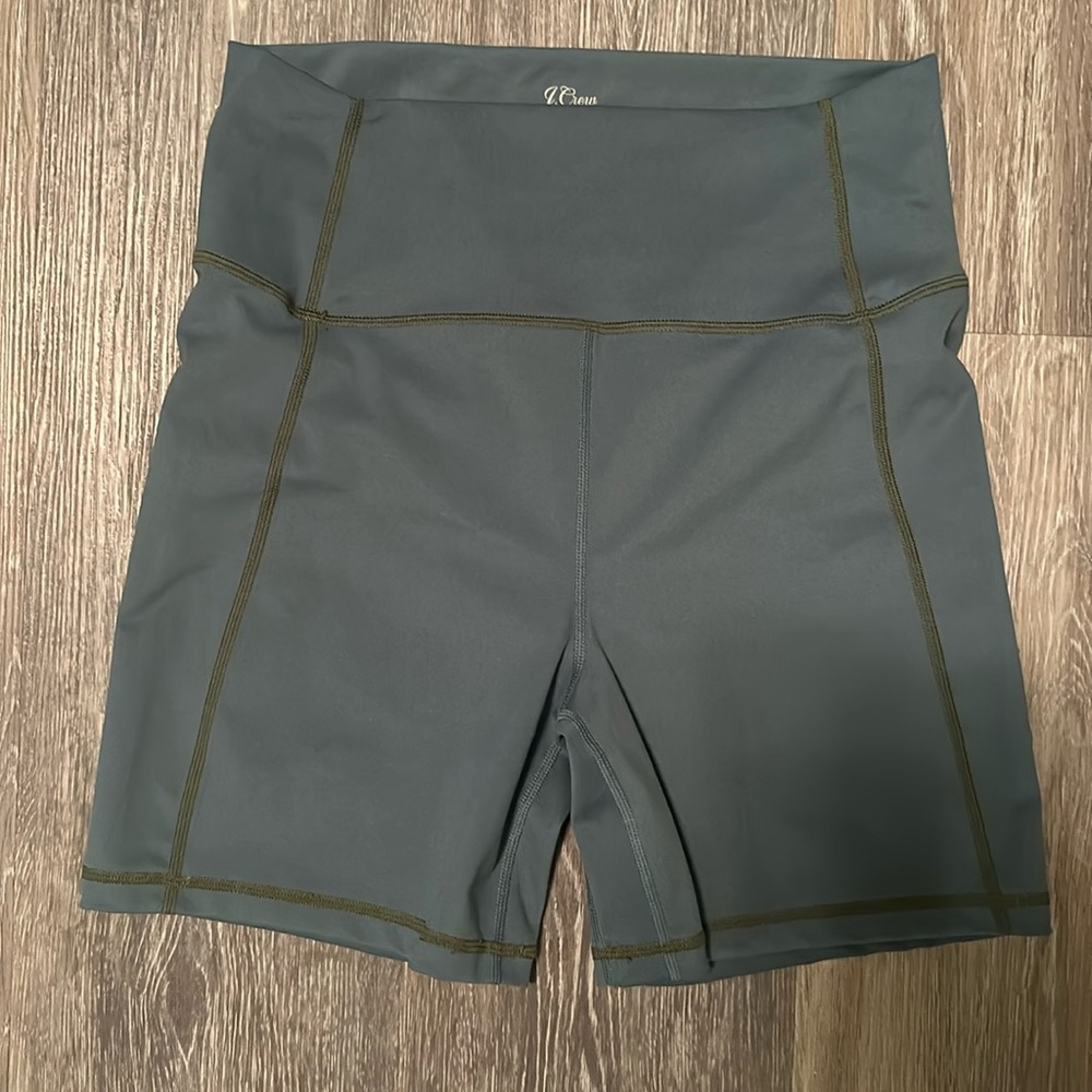 JCREW Olive Green Bike Shorts